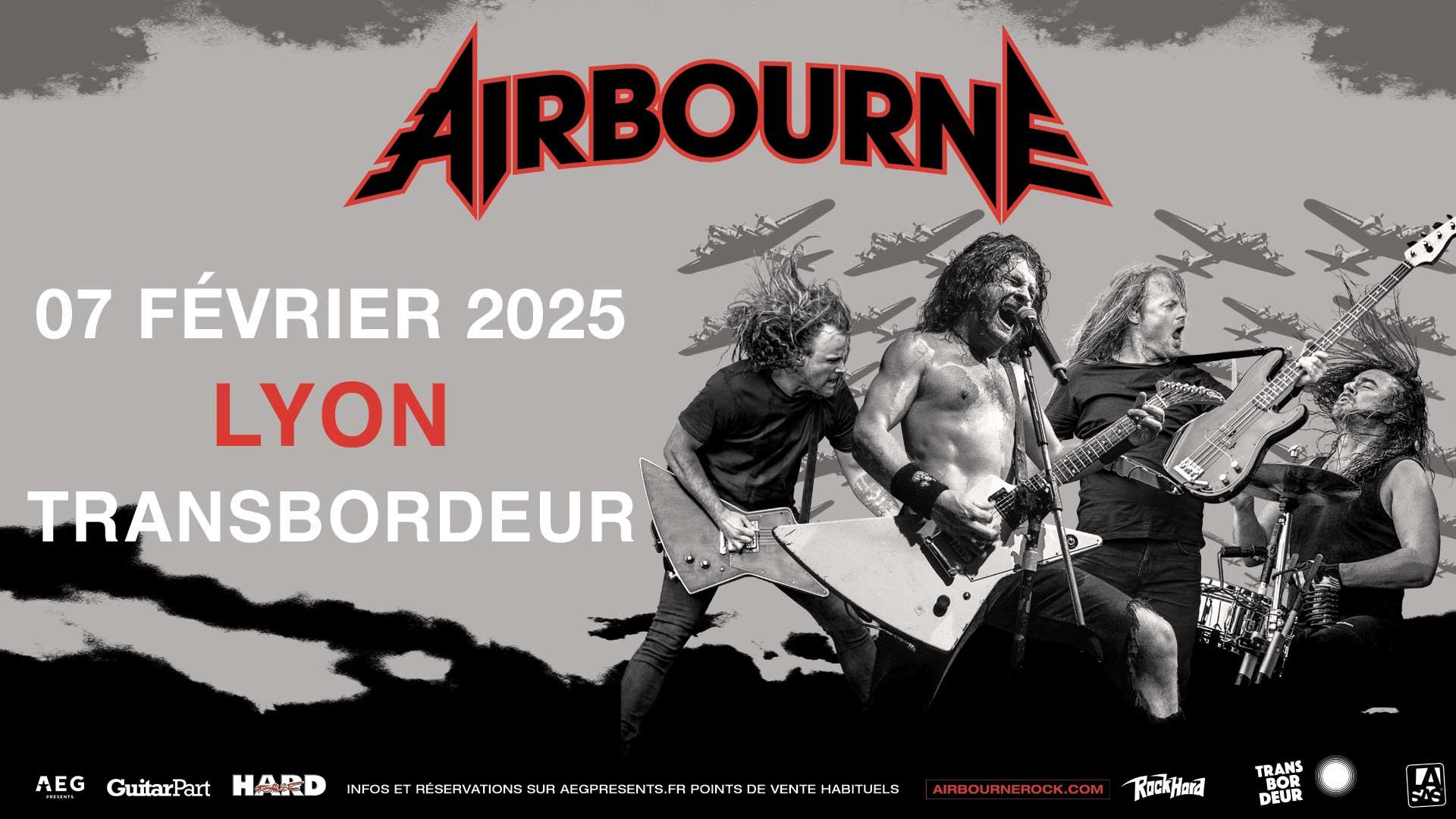 Airbourne lyon 2025