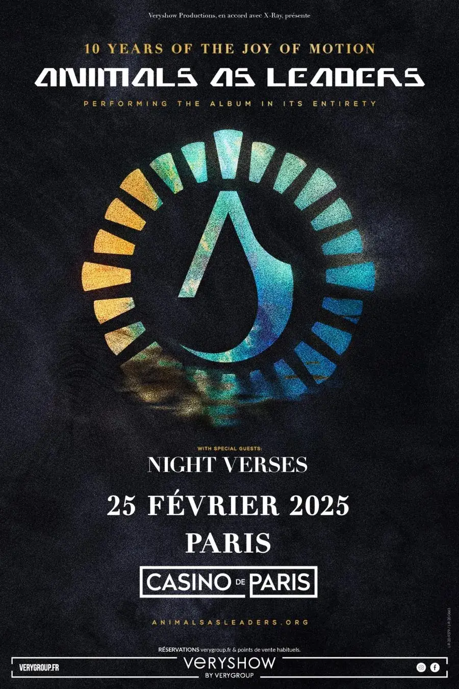 Animals as leaders paris 2025