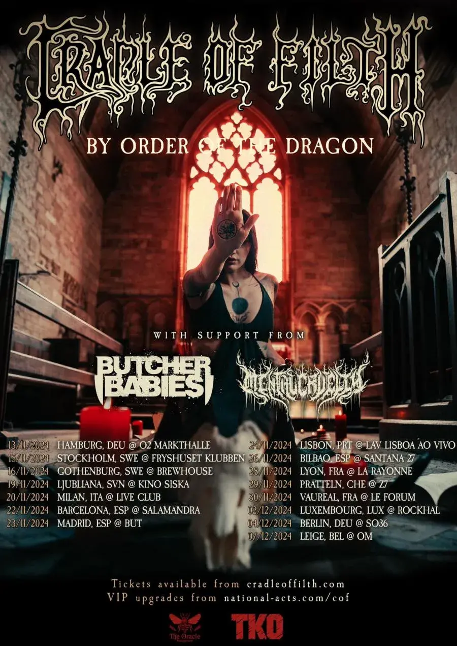 Cradle of filth europe 2024