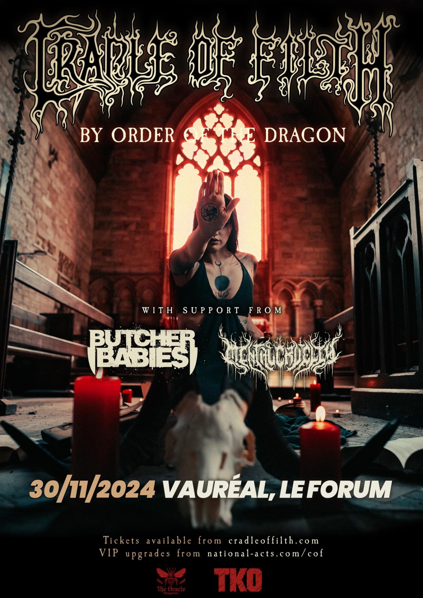 Cradle of filth vaureal 2024