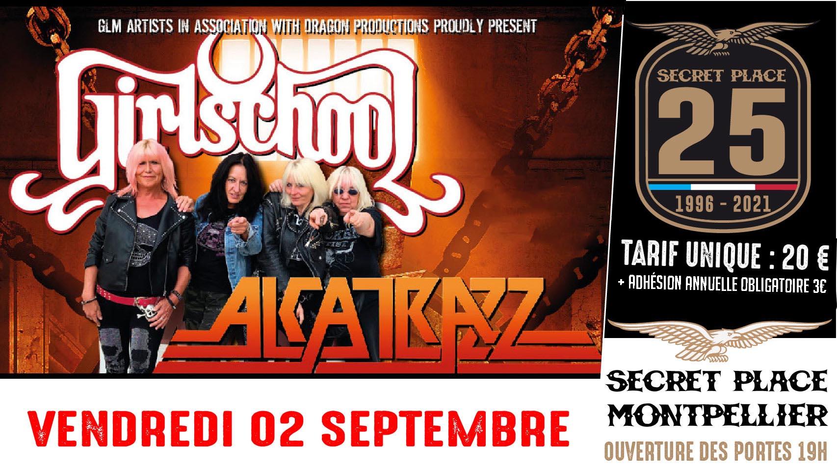 Girlsschool alcatrazz montpellier sjdv