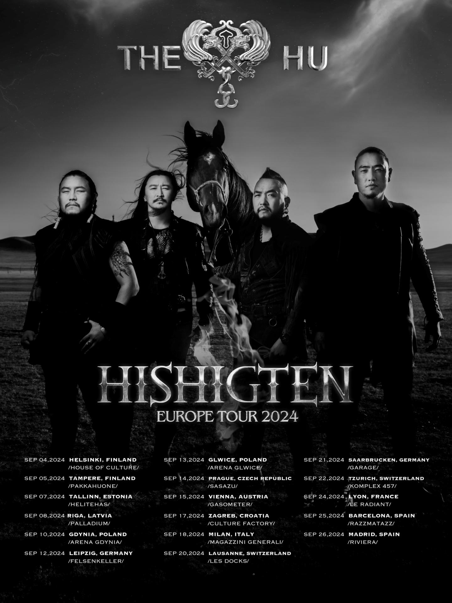 Hishigten europe tour 2024