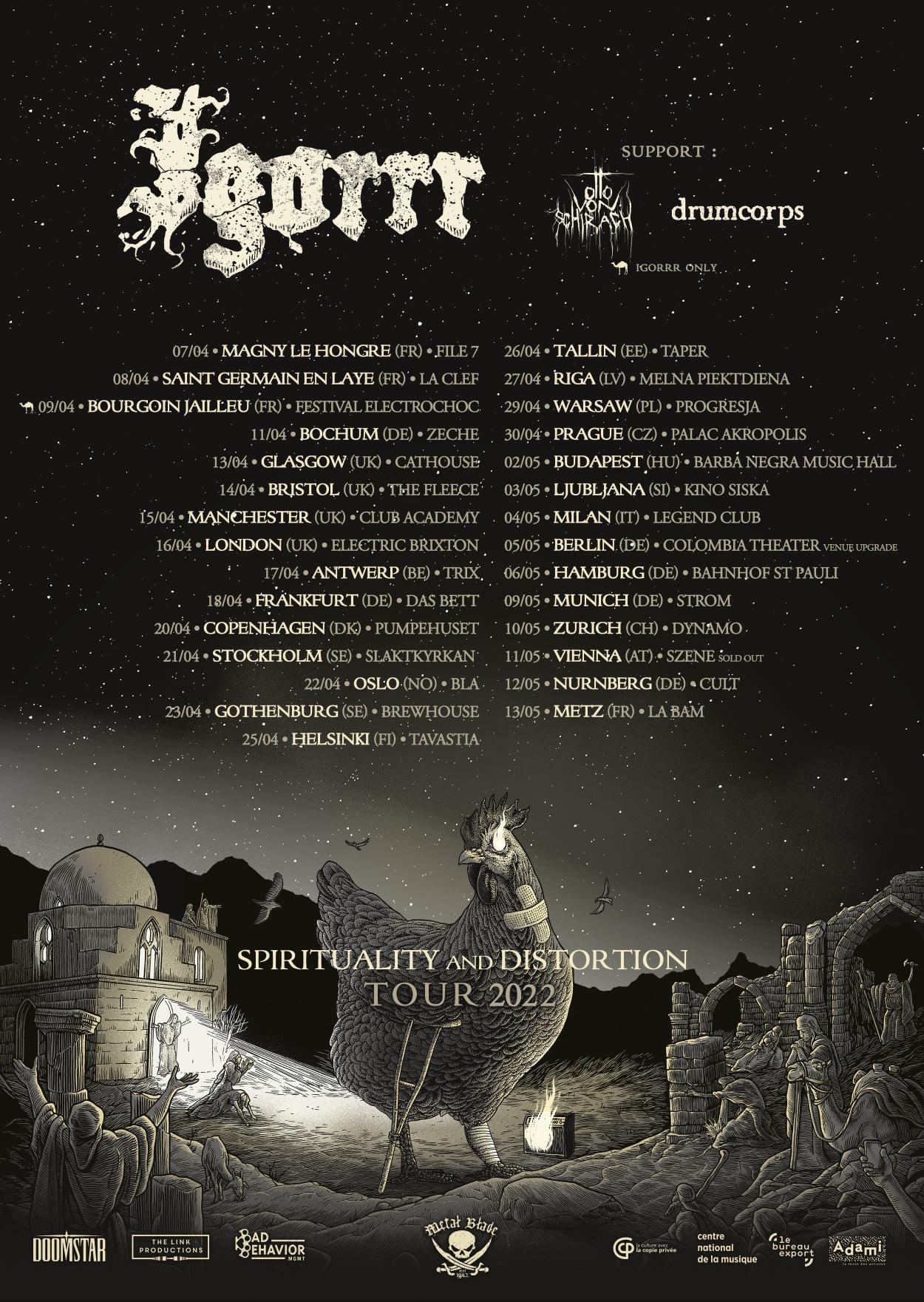 Igorrr tour 2022