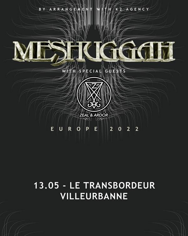 Meshuggah villeurbanne 2022