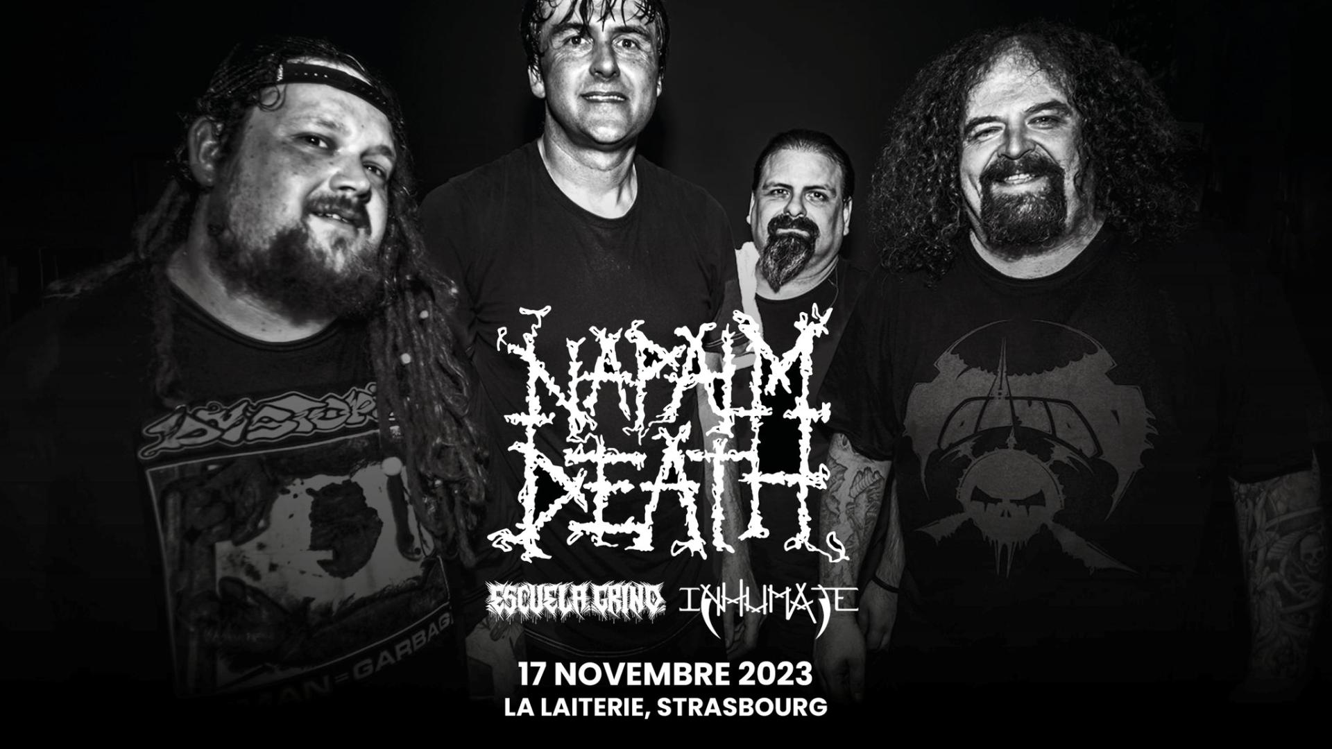 Napalm death strasbourg 2023