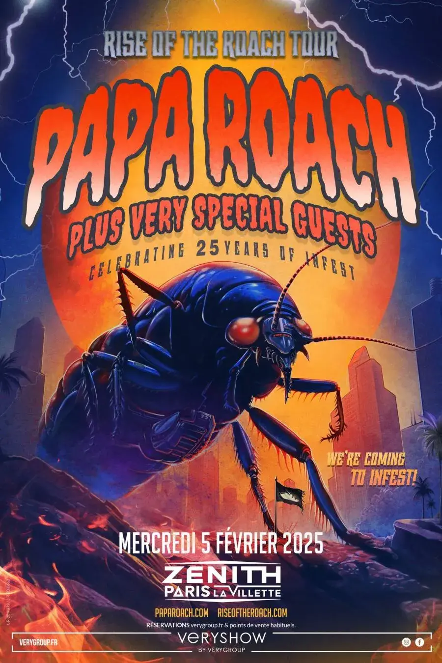 Papa roach paris 2025