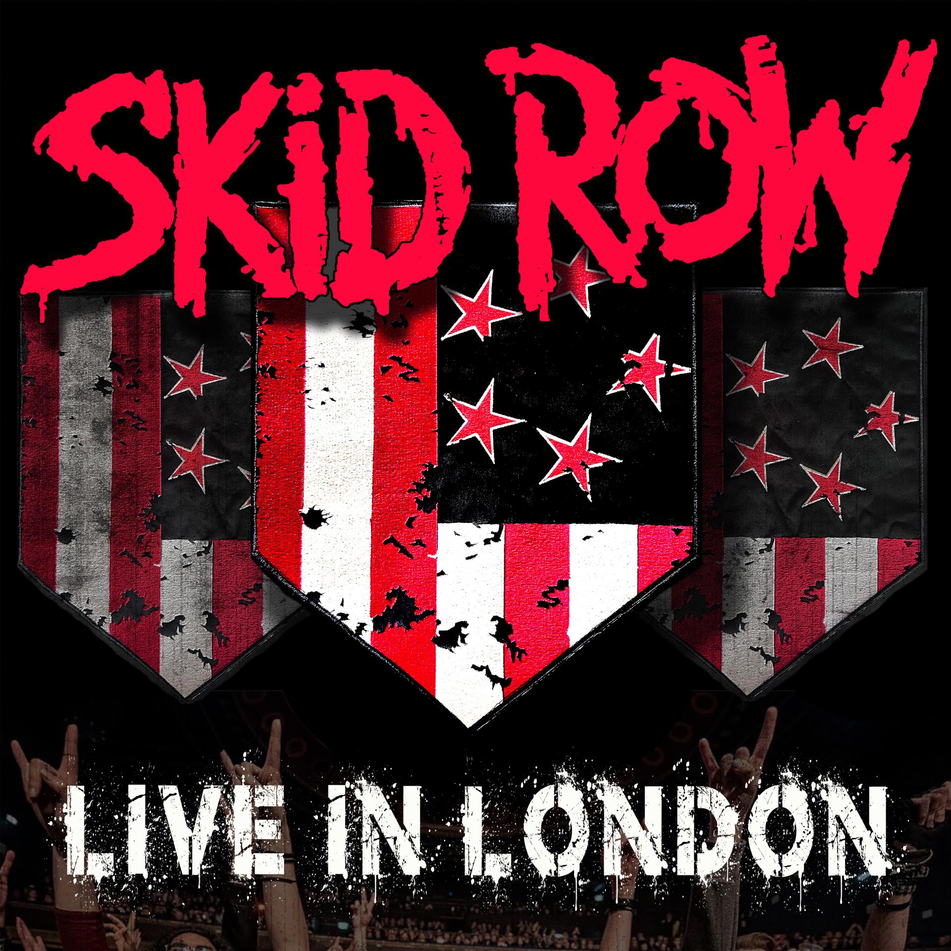 Skid row live in london artwork