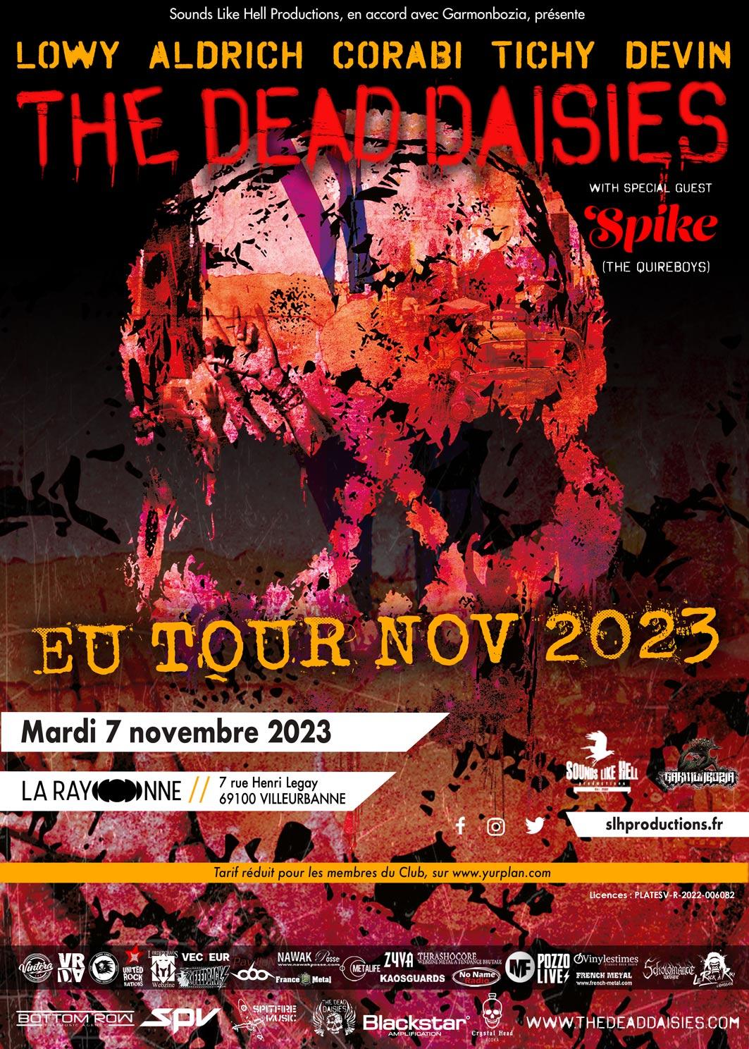 The dead daisies lyon 2023