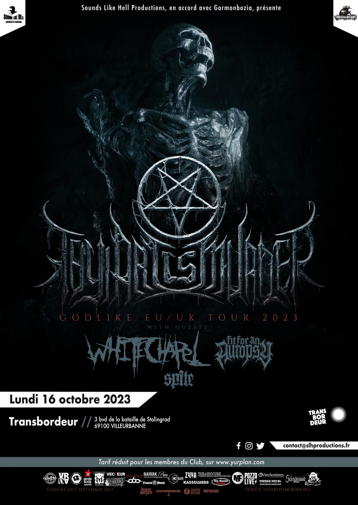 Thy art is murder lyon 2023