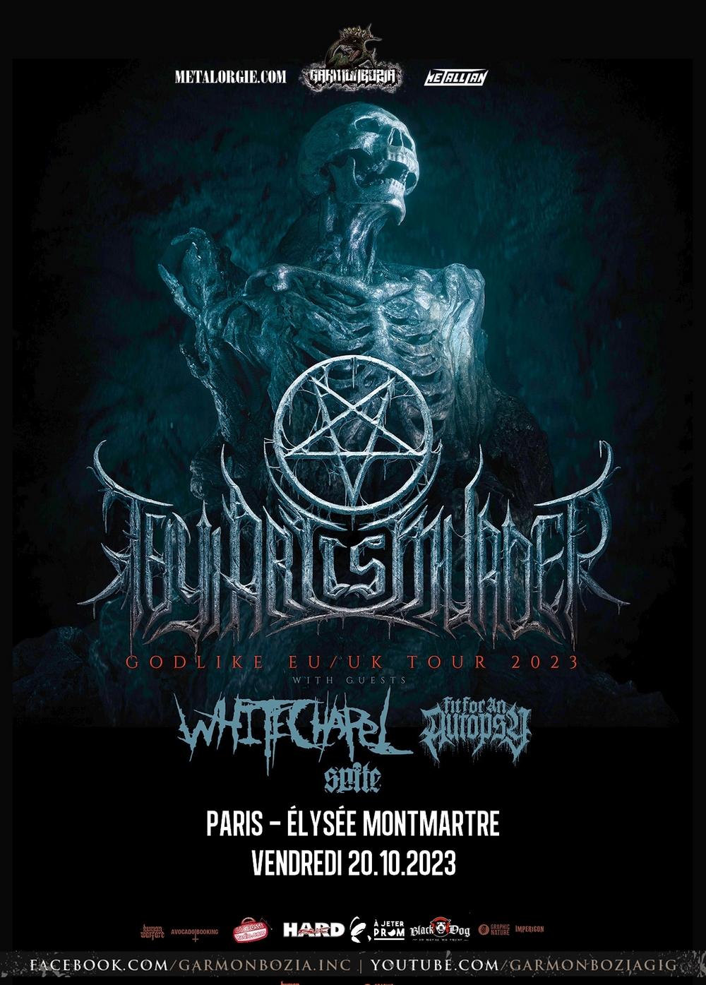 Thy art is murder paris 2023