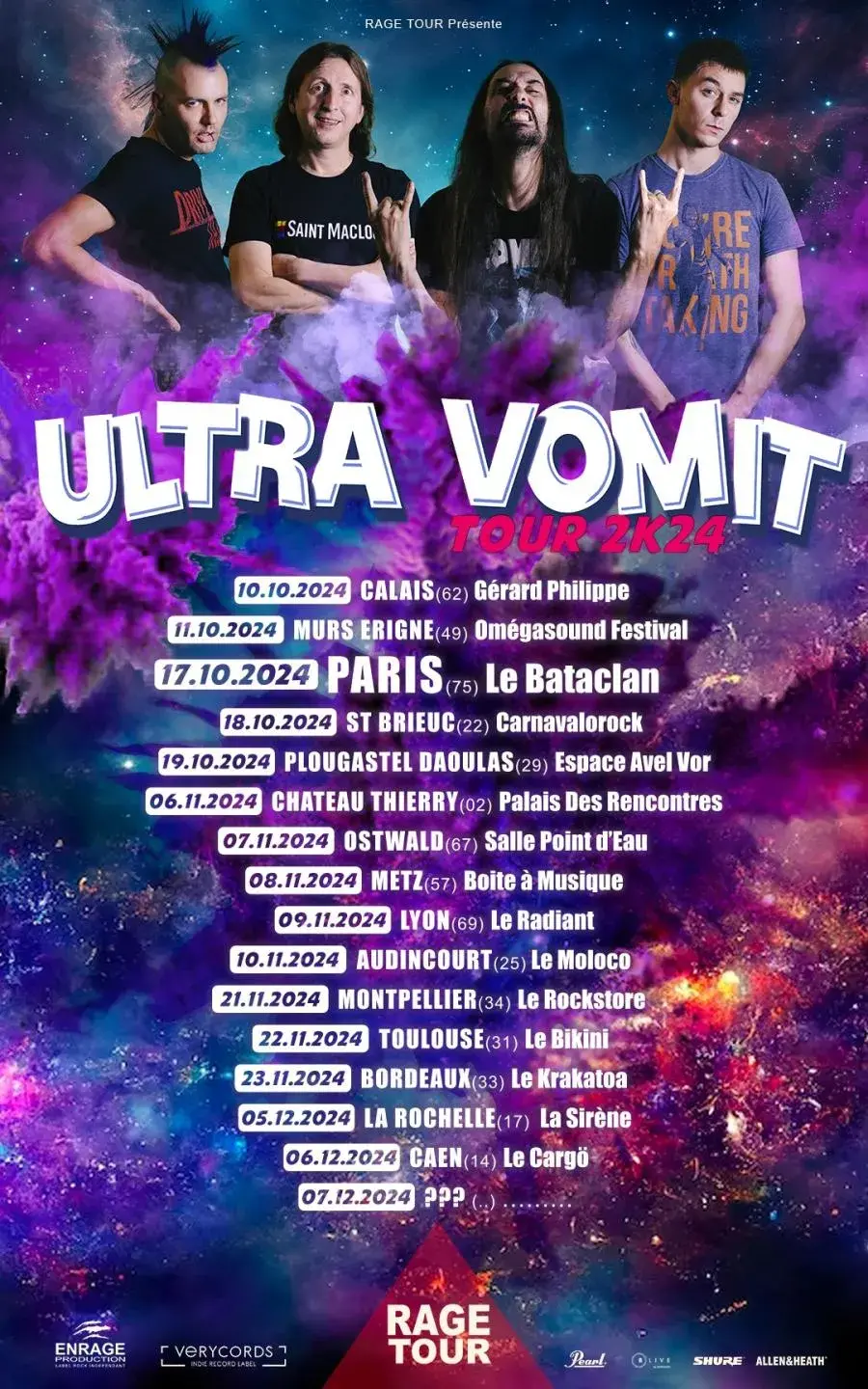 Ultra vomit tour 2024